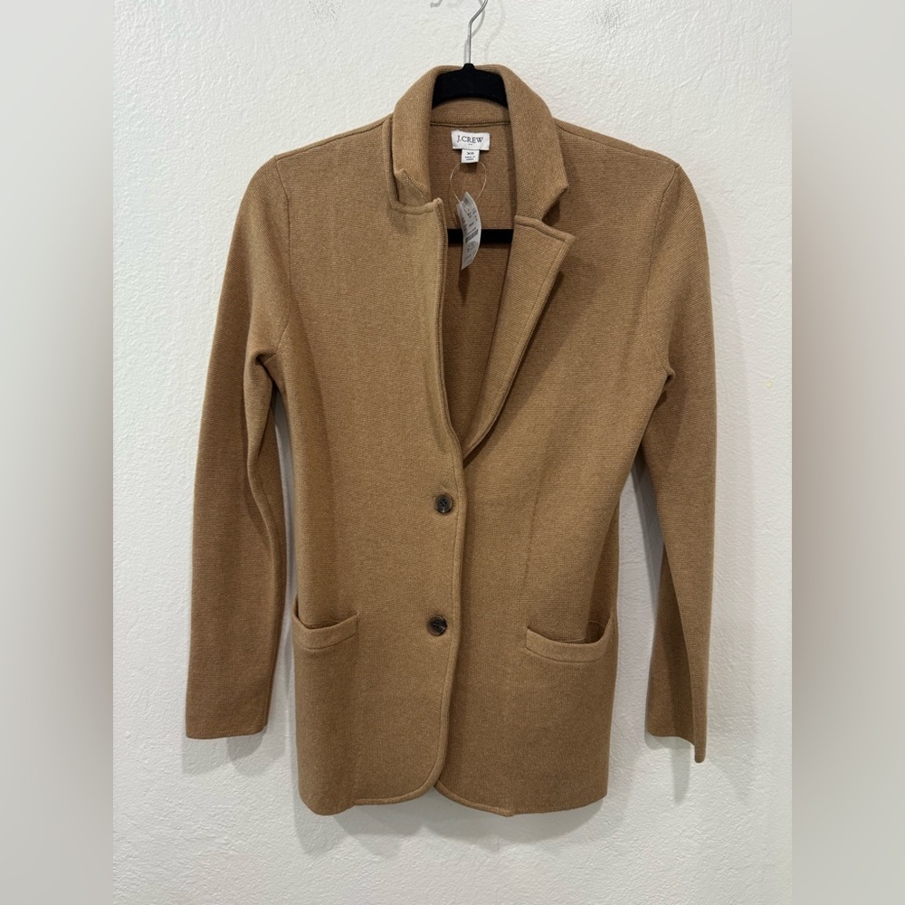 NWT J.Crew Factory School Boy Sweater Blazer Cardigan Size XS - Picture 2 of 5